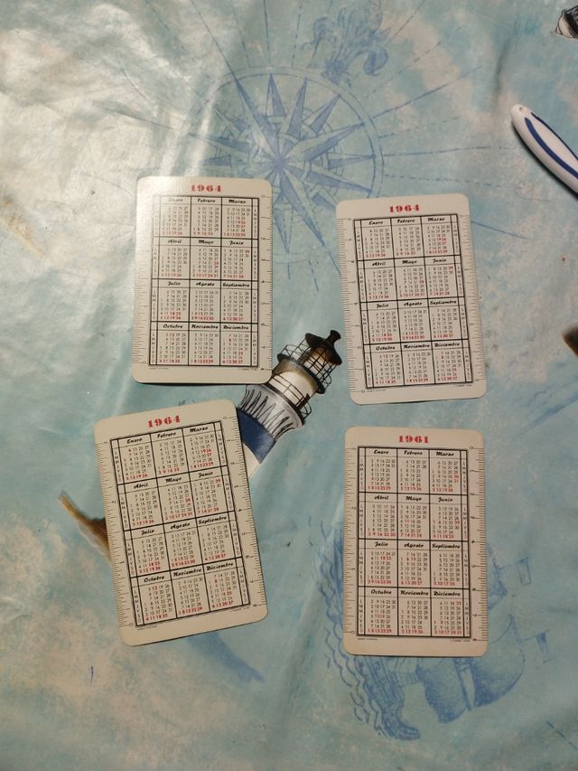 Calendarios de bolsillo varios