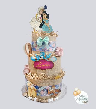 Tarta de pañales Aladín