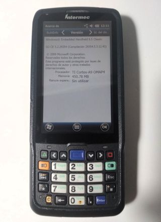 PDA Intermec CN51, Windows Embedded Handheld 6.5 