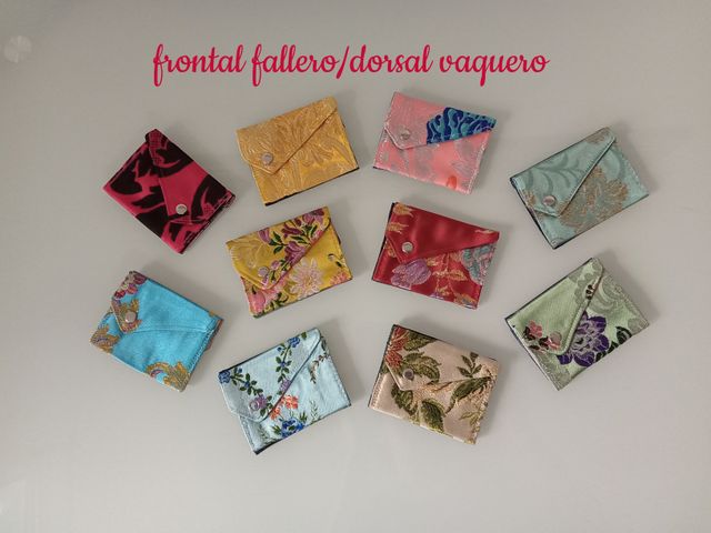 MONEDEROS TELA FALLERA