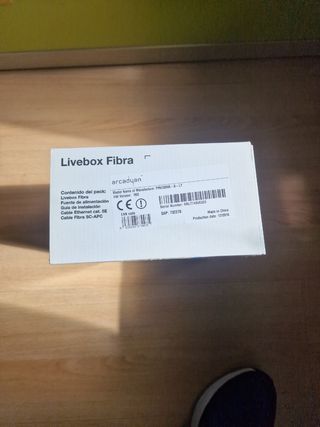 Router Livebox Fibra