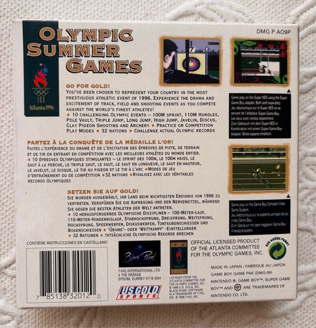 Olympic Summer Games Game Boy