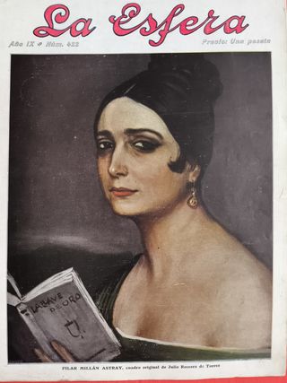 LOTE 6 ANTIGUAS REVISTAS ILUSTRADAS LA ESFERA 1922