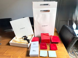 Cajas vacias marcas de lujo