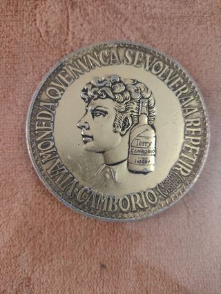 Medalla posavasos Terry Camborio