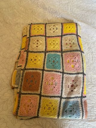 Coperta patchwork in lana