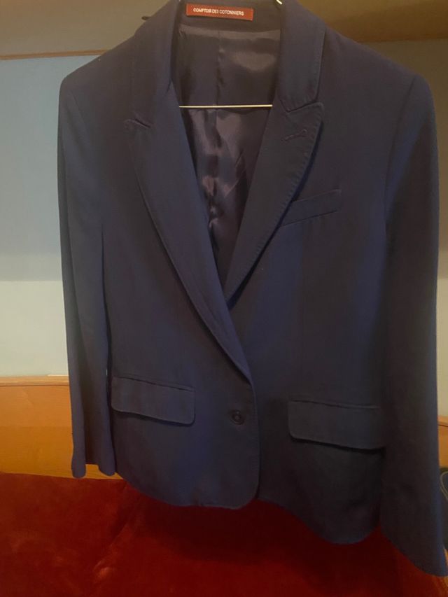 Traje chaqueta azul marino talla s 36