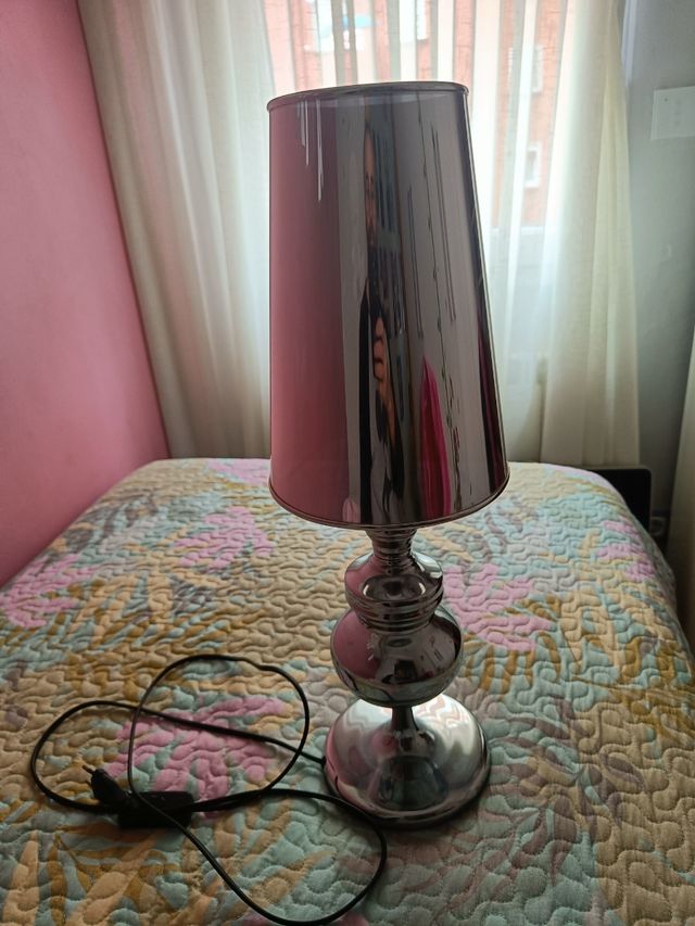 Lampara cromada