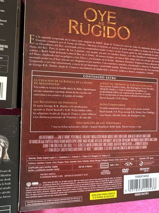 Juego de tronos  5 temporadas DVD