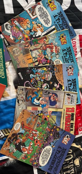Lote de comics mortadelo y filemon