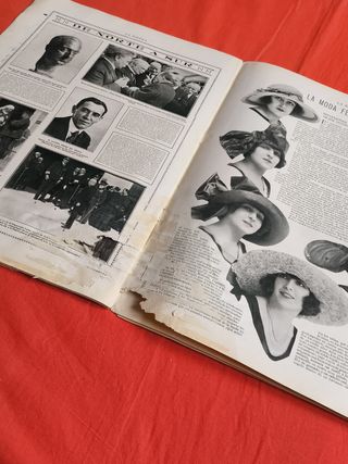 6 REVISTAS ANTIGUAS ILUSTRADAS LA ESFERA 1922