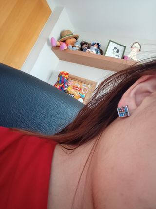 Pendientes coloridos