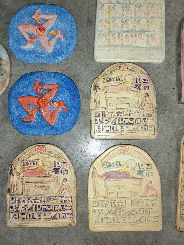 Tablillas de escayola egipcias