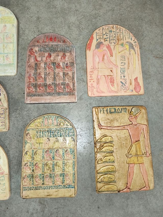 Tablillas de escayola egipcias