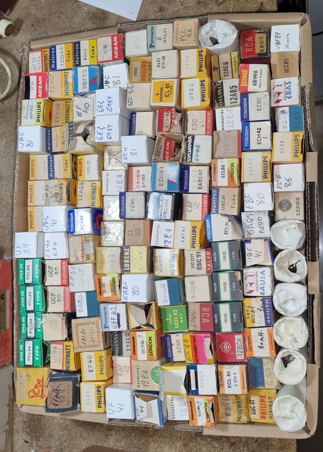 Valvulas para radios antiguas de valvula