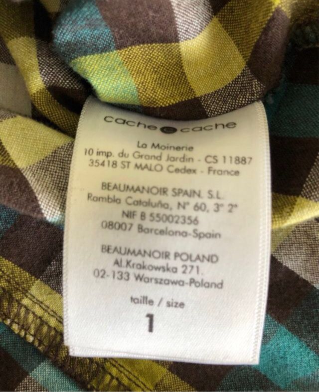 Camisa mujer T.XS Cache cache