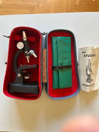 Microscopio Steinoptik 150 450 anni 70