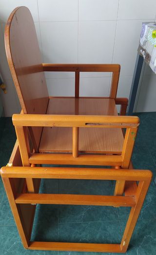 Trona convertible mesa y silla