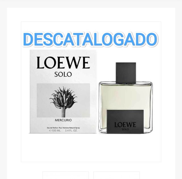 Loewe SOLO MERCURIO Parfum 100 ml DESCAT