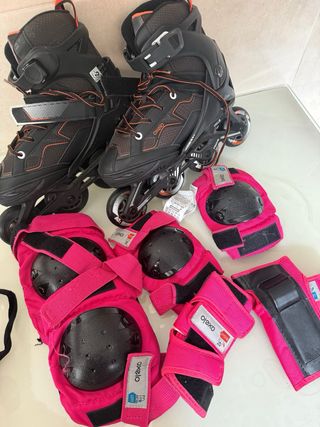 Zapatos con ruedas para niños.