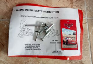 Patines 3 ruedas, talla 27-30