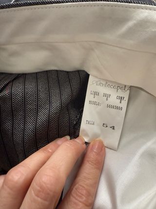 Chaqué chaleco y pantalón a juego 