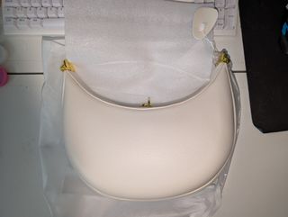 Bolso de mano de media luna