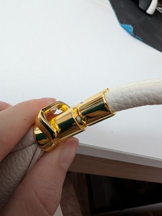 Bolso de mano de media luna