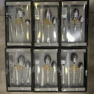 SET 24 POSATE COLOR ARGENTO