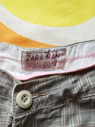 Pantalón corto 
Cargo Zara hombre 