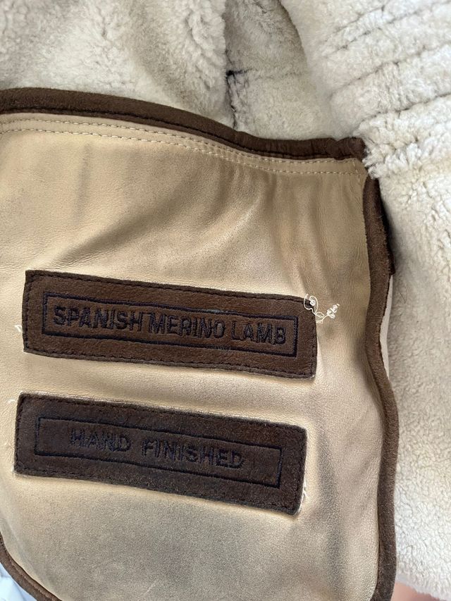 Chaqueton piel y lana Hugo Boss