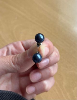 Pendientes de perlas plata de ley 925