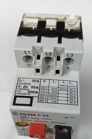 PKZM1-25 Interruttore Protezione Motore - 20 -25A