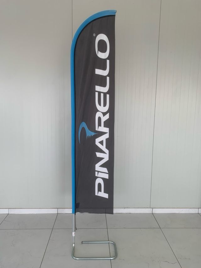 BANDIERA ESPOSITORI PINARELLO A VELA ORIGINALI