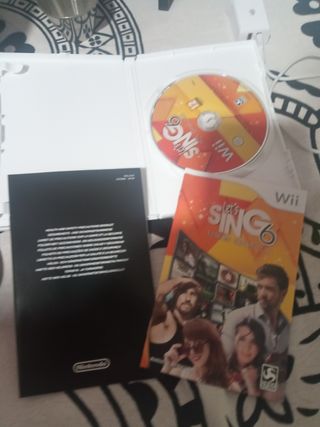 Wii Juego Sing cantar 
