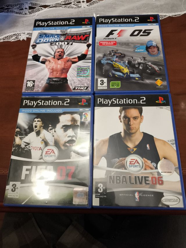 4 Juegos deporte ps2