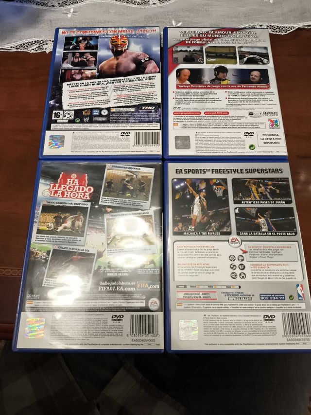 4 Juegos deporte ps2