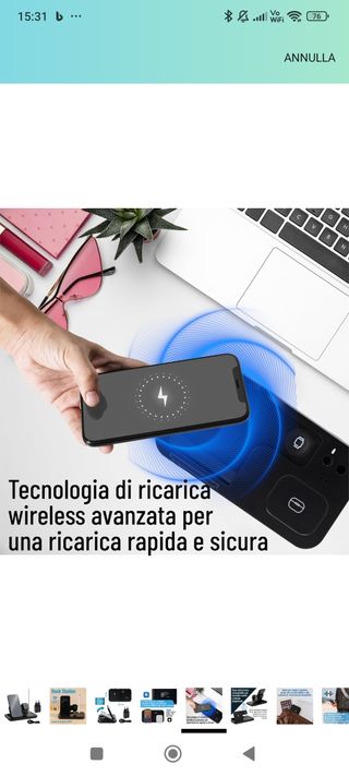 Stazione Ricarica Apple 3 in 1