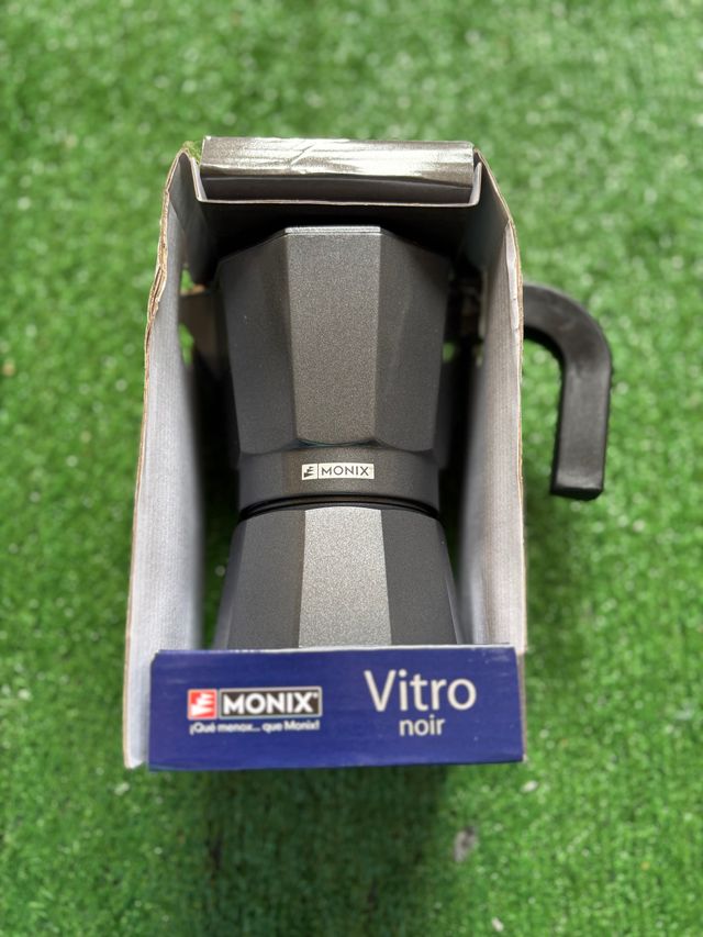 Caffettiera italiana Monix Vitro 6 tazze - Alluminio