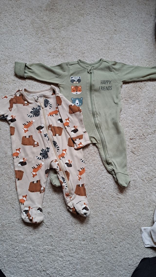 Pijamas con cierre 62 estampado bosque