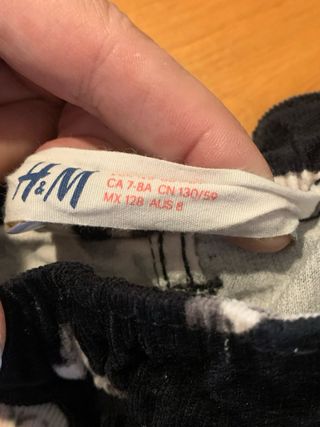 Pantaloni bimba velluto a coste  H&M 7/8 anni