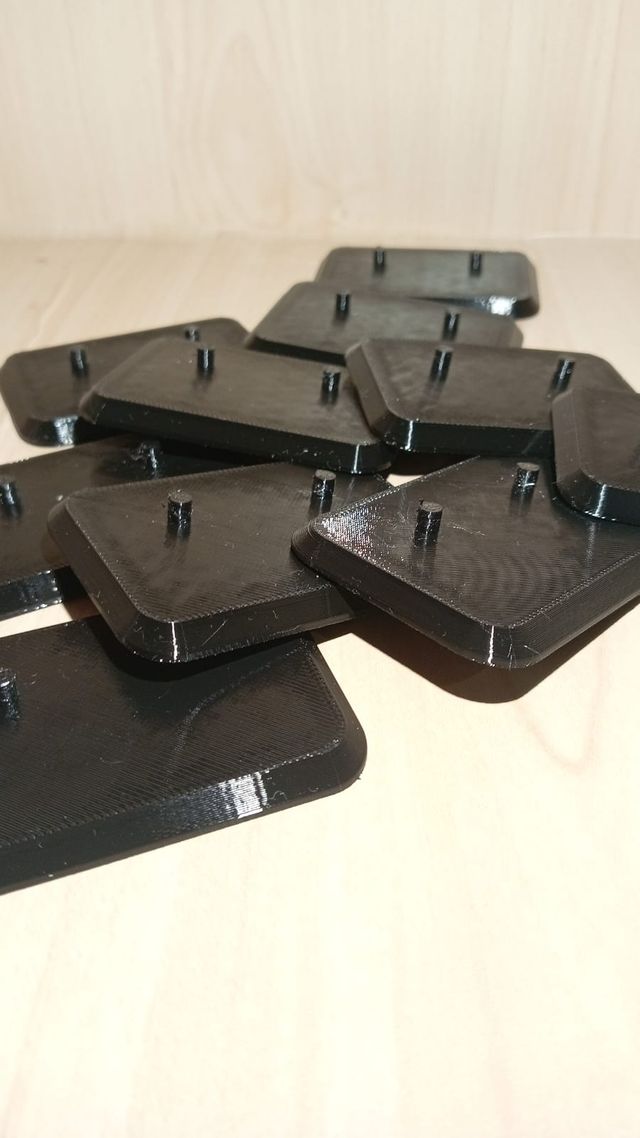 10 Basi Stand Supporto Grande Generico Perno 4 mm