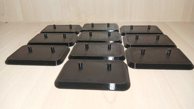 10 Basi Stand Supporto Grande Generico Perno 4 mm