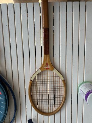 Raqueta davis cup madera