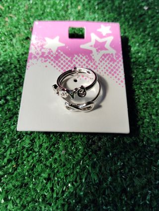 Anillos Love ajustable 