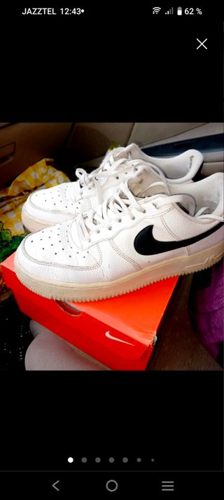 Bambas Nike  39 blanco y negro.de batalla 