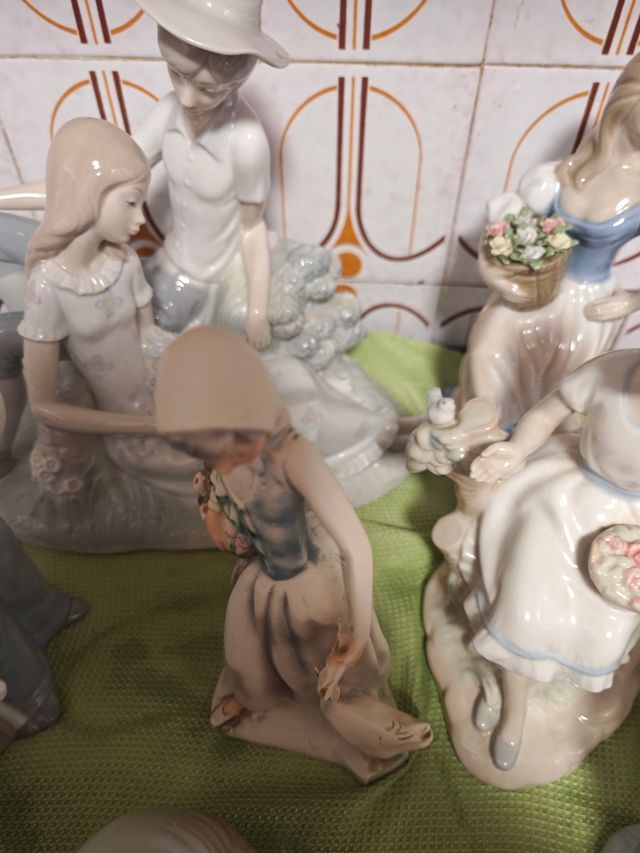 Figuras porcelana y cerámica