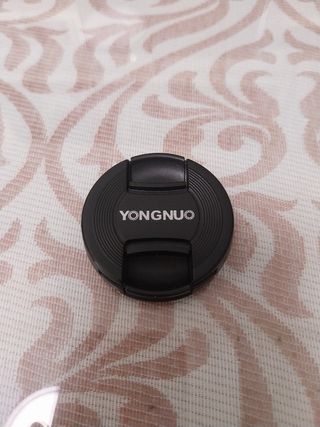 Parasol y tapa objetivo fotografico