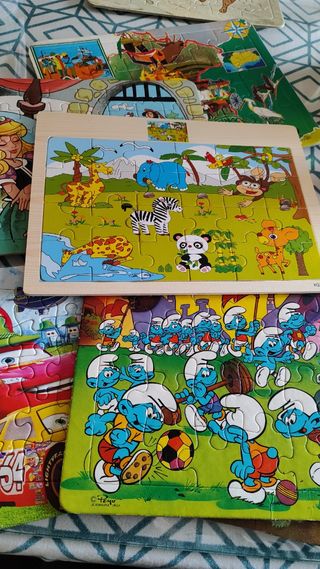 Lote de puzzles infantiles 