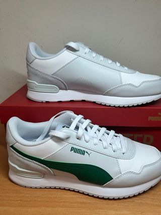 PUMA Adaptor blancas y verdes 44 originales